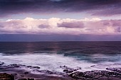 Dramatic Seascape with Moody Sky